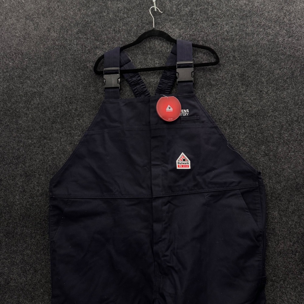 Bulwark FR Navy Blue Flame Resistant Bib Overalls XXL-RG BLF8NV9 Siemens Energy
